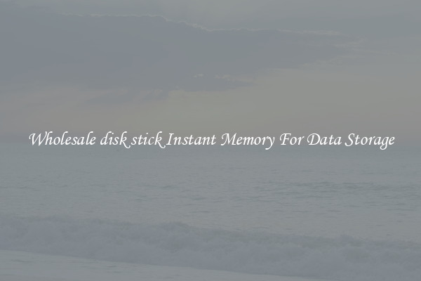 Wholesale disk stick Instant Memory For Data Storage