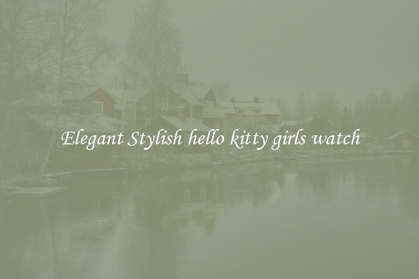 Elegant Stylish hello kitty girls watch