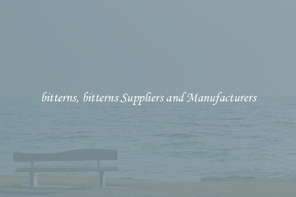 bitterns, bitterns Suppliers and Manufacturers