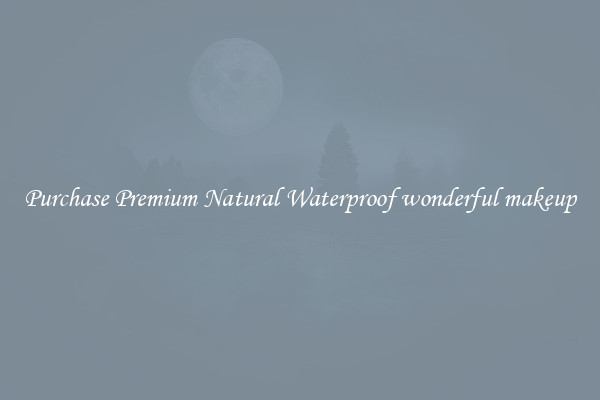 Purchase Premium Natural Waterproof wonderful makeup