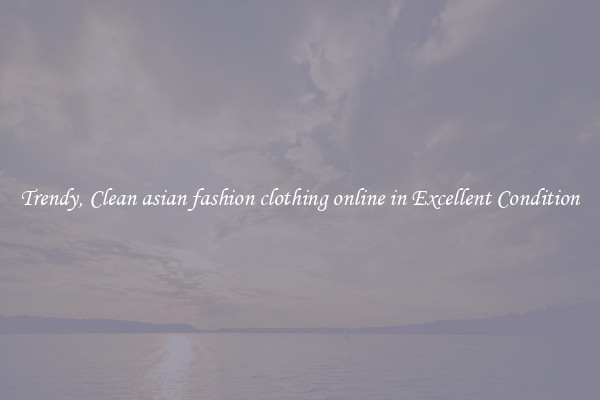 Trendy, Clean asian fashion clothing online in Excellent Condition