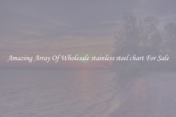 Amazing Array Of Wholesale stainless steel chart For Sale