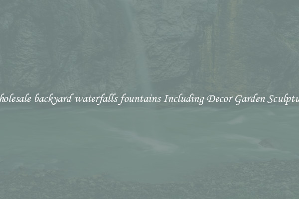 Wholesale backyard waterfalls fountains Including Decor Garden Sculptures
