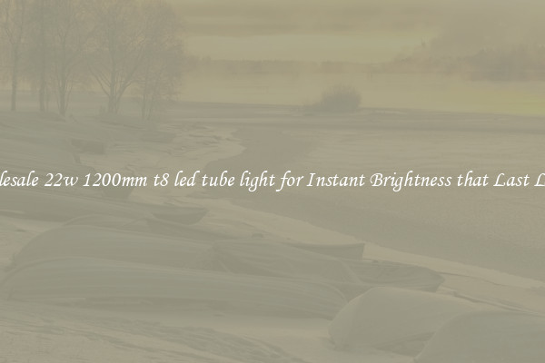 Wholesale 22w 1200mm t8 led tube light for Instant Brightness that Last Longer