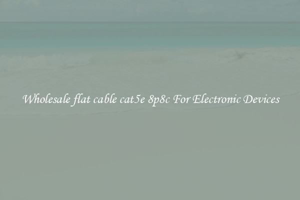 Wholesale flat cable cat5e 8p8c For Electronic Devices
