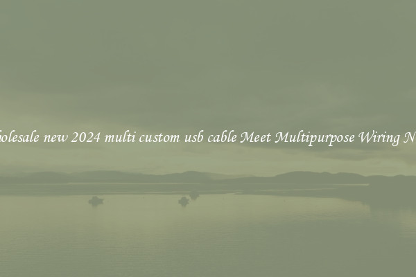 Wholesale new 2024 multi custom usb cable Meet Multipurpose Wiring Needs