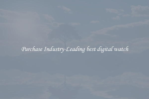 Purchase Industry-Leading best digital watch