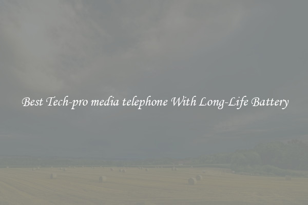 Best Tech-pro media telephone With Long-Life Battery